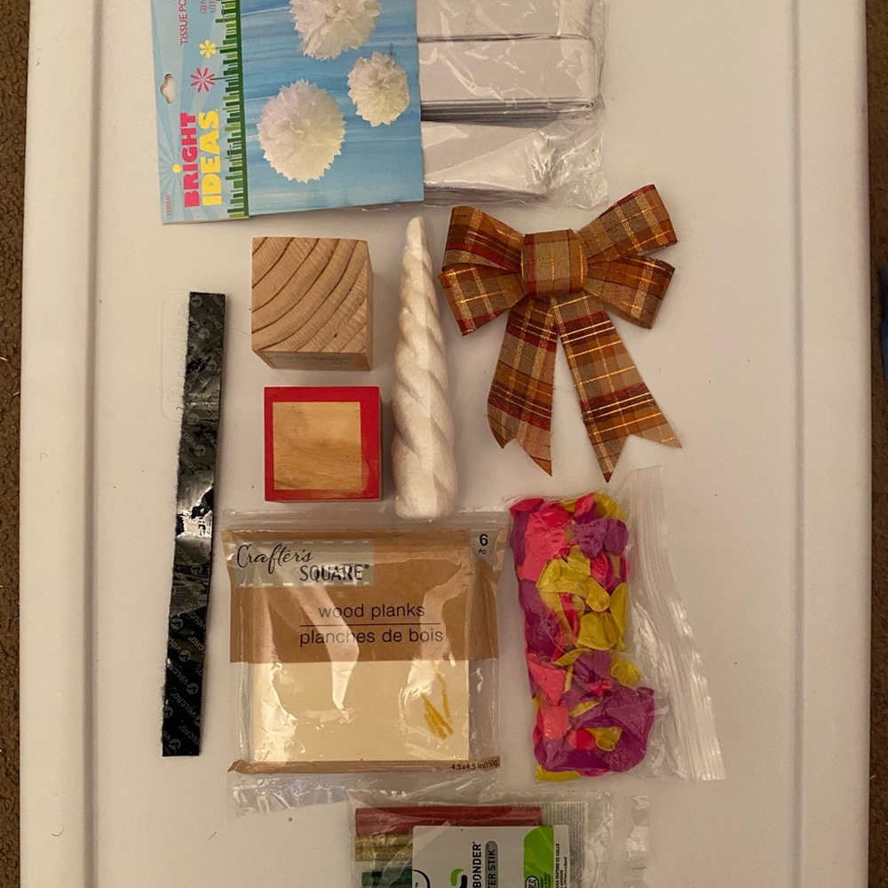 Mixed bag craft kit items